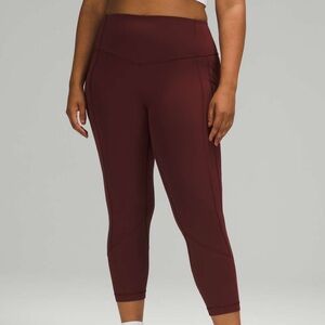 Lululemon All The Right Places Crop
*23" - Red Merlot m size 12